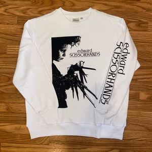 ⚡️Edward Scissorhands white Sweatshirt Oversized sweater⚡️